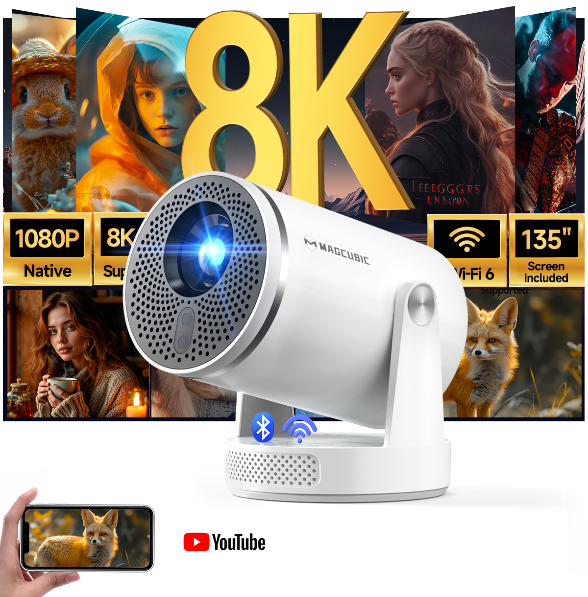 Magcubic Android 14 Native 108 - Home Improvement Videos 评论和价格