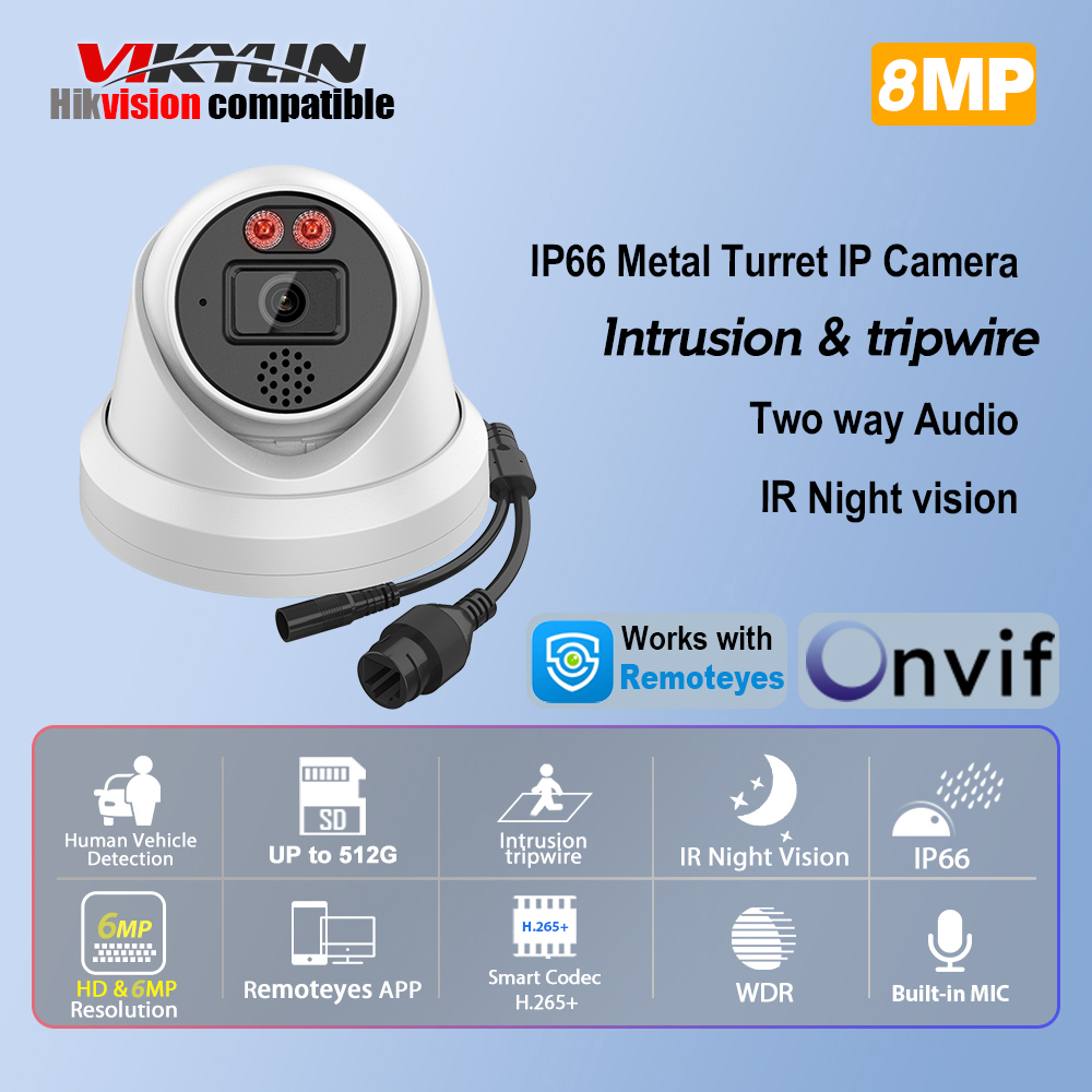 Vikylin 8MP IR Night Vision IP - Home Improvement Videos 评论和价格