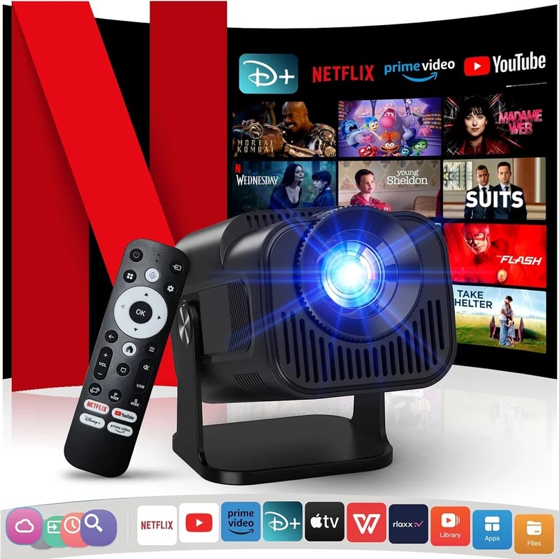 4K Android 11 Projector Native - Home Improvement Videos 评论和价格